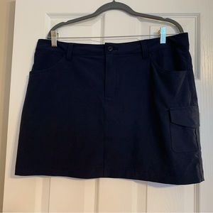 Eddie Bauer Skort, navy, size 14